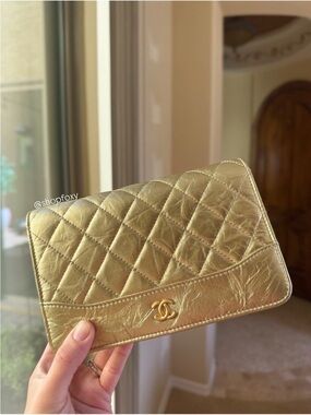 Chanel Gabrielle WOC Quilted Aged Calfskin Crossbody